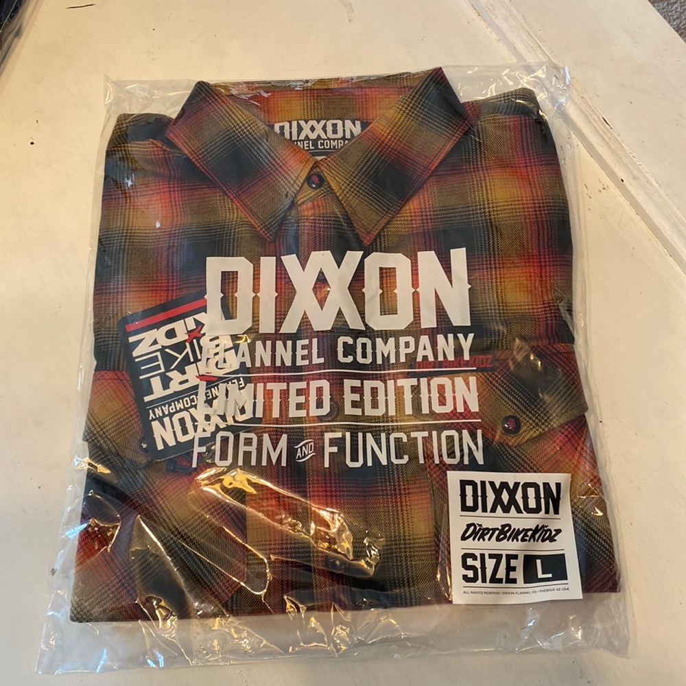 NWT - Dixxon Dirt Bike Kidz flannel